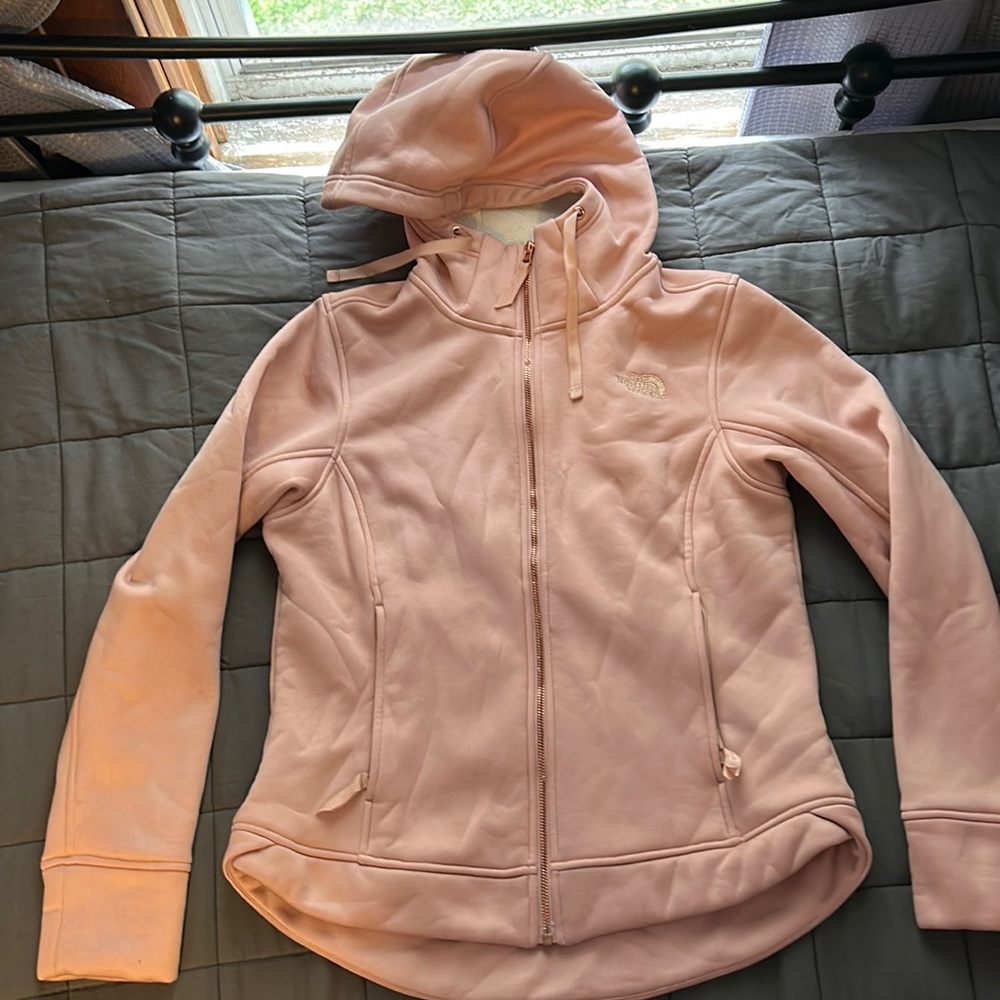 Women’s medium the north face zip up jacket